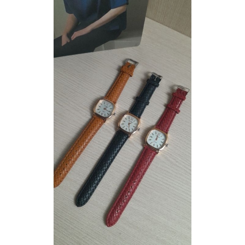 jam tangan fosil wanita tali kalep, jam tangan fashion wanita