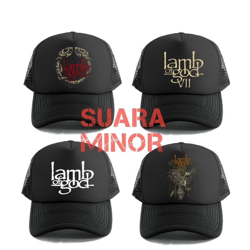 TOPI JARING / TOPI TRUCKER / TOPI BAND LAMB OF GOD