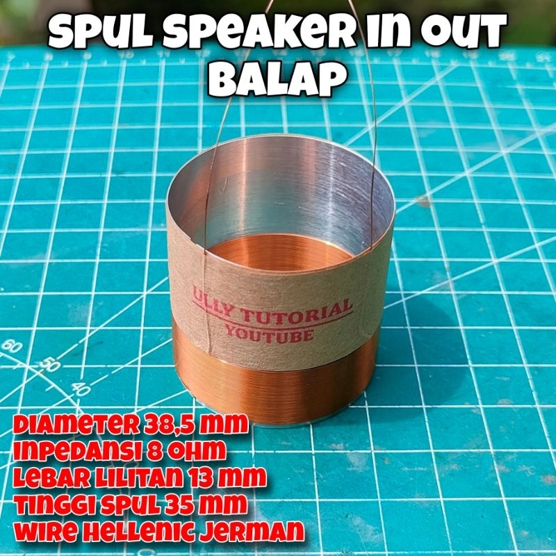 spul speaker in out ACR 1230 BLACK 38,5 mm
