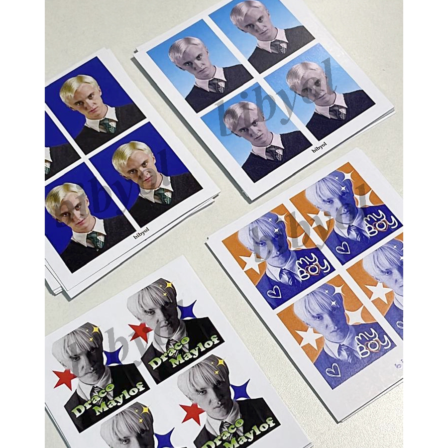 Harry Potter Draco Malfoy Cedric Diggory Oliver Wood ID Photo Fanmerch unofficial bibyol