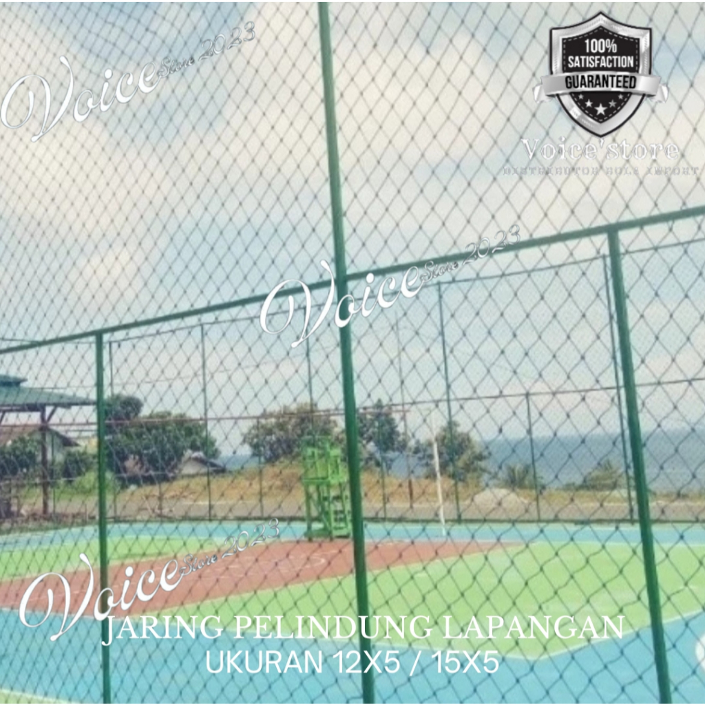 Jaring pengaman lapang voly/pelindung pagar lapang voly/bola sepak