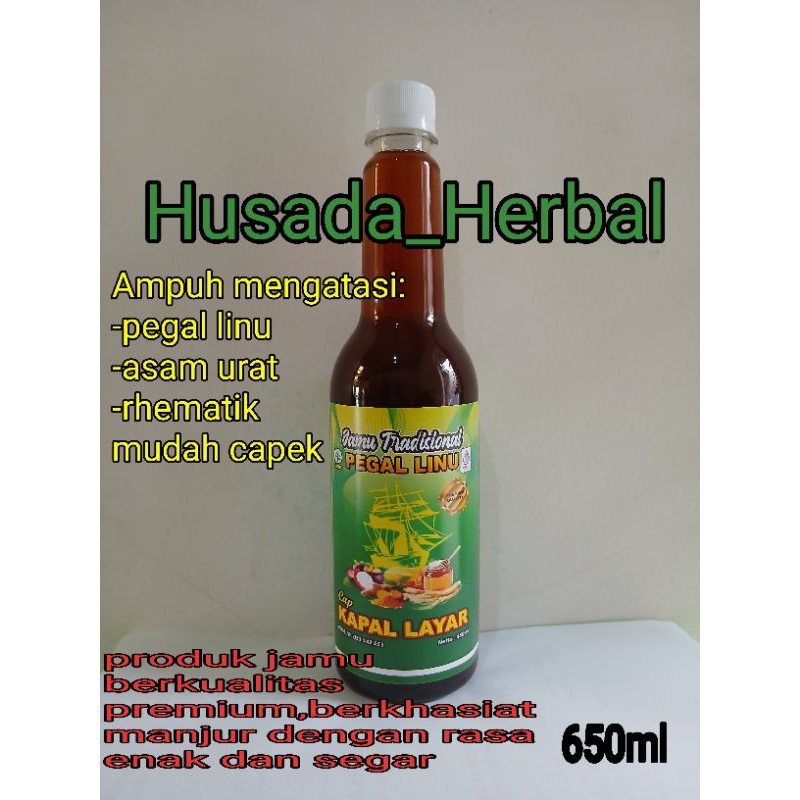 

Kapal Layar jamu tradisional pegel linu 650ml,madu manggis