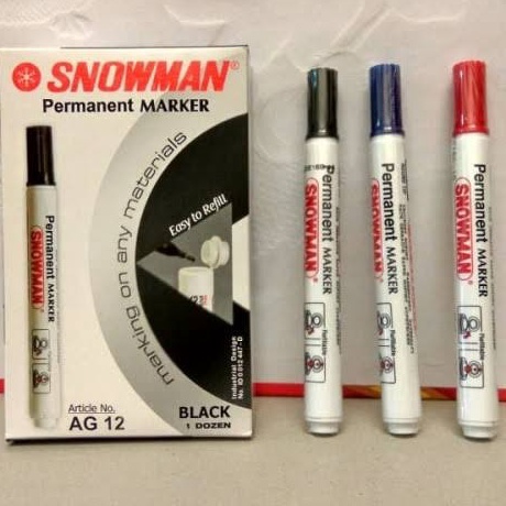 

Paling Popular 1 Lsn Spidol Snowman Ag 12 12 Pcs