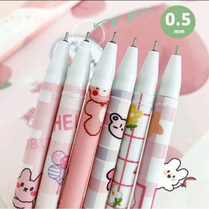 

Bolpen hapus pen bisa dihapus karakter unik lucu