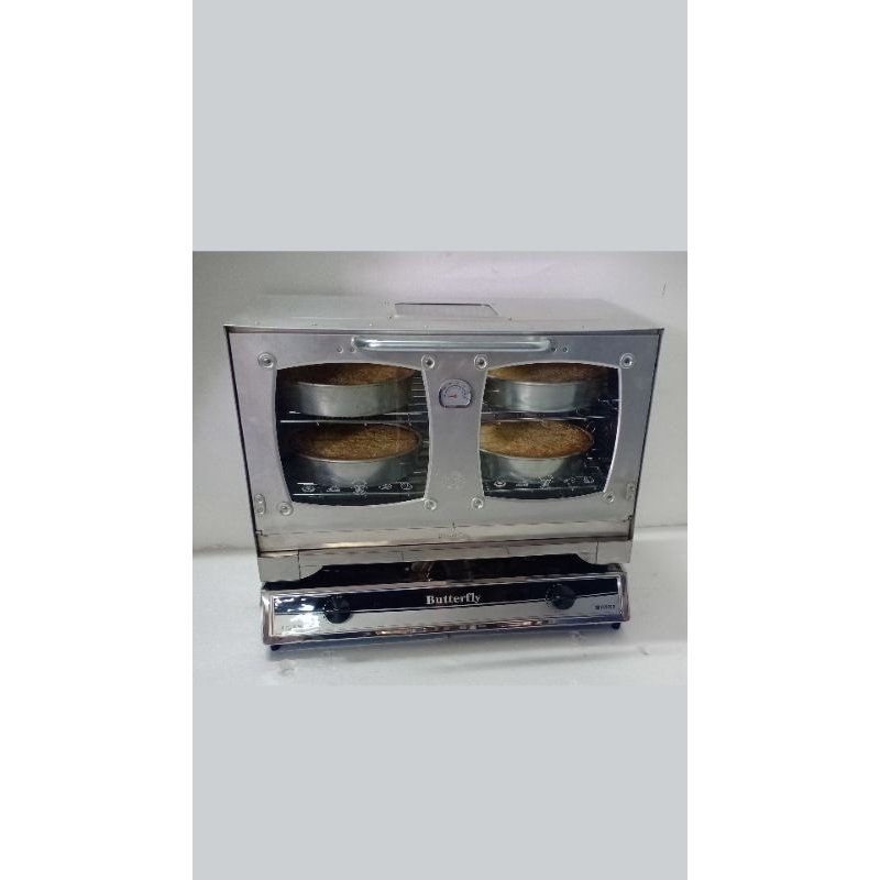 Oven Double Tangkring Kompor 2 Tungku Butterfly Oven Dobel Butterfly A 2804