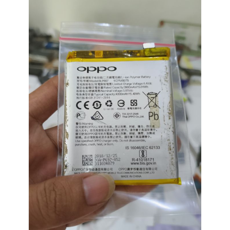 BATRAI OPPO F11 PRO BLP697 ORIGINAL COPOTAN