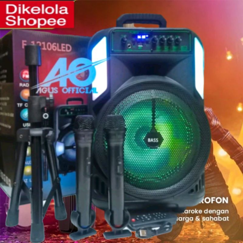 SPEAKER BLUETOOTH FORTABLE  KAROKE FREE MIK WIRELESS SALON AKTIP GMC 897Q  GMC 897S GMC 897R GMC 897