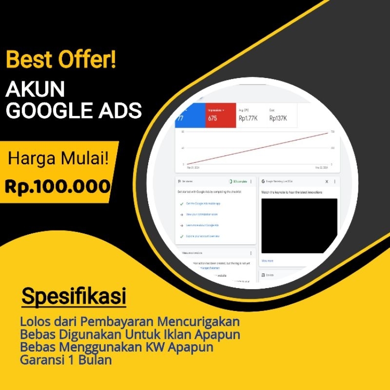 akun google ads setup custom