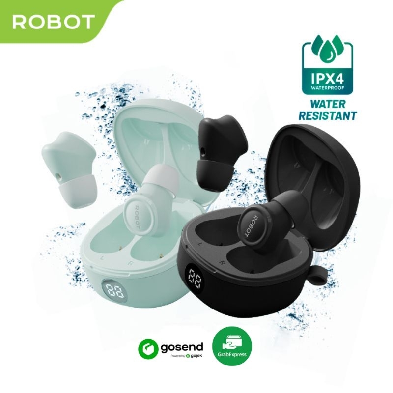 ROBOT TWS Wireless Earphone Airbuds T80