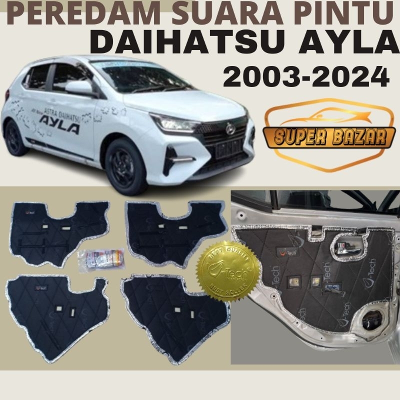VTECH peredam suara pintu aksesoris mobil Daihatsu Ayla 2023