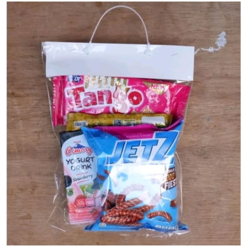 Tas Plastik Label Snack Parcel Lebaran Ulang tahun