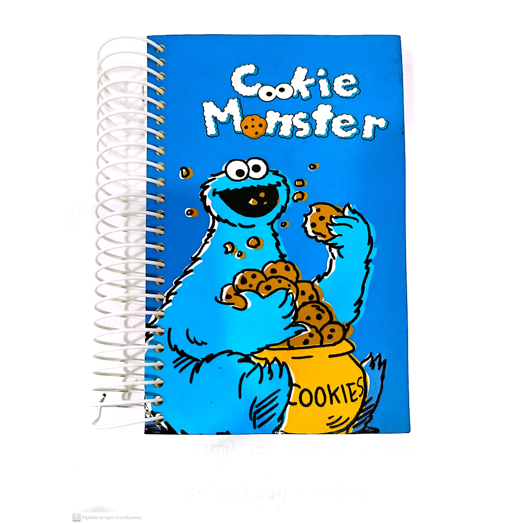 

Elmo note book (biru-merah)