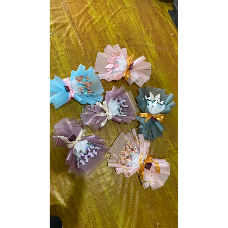 Buket kupu-kupu mini led
