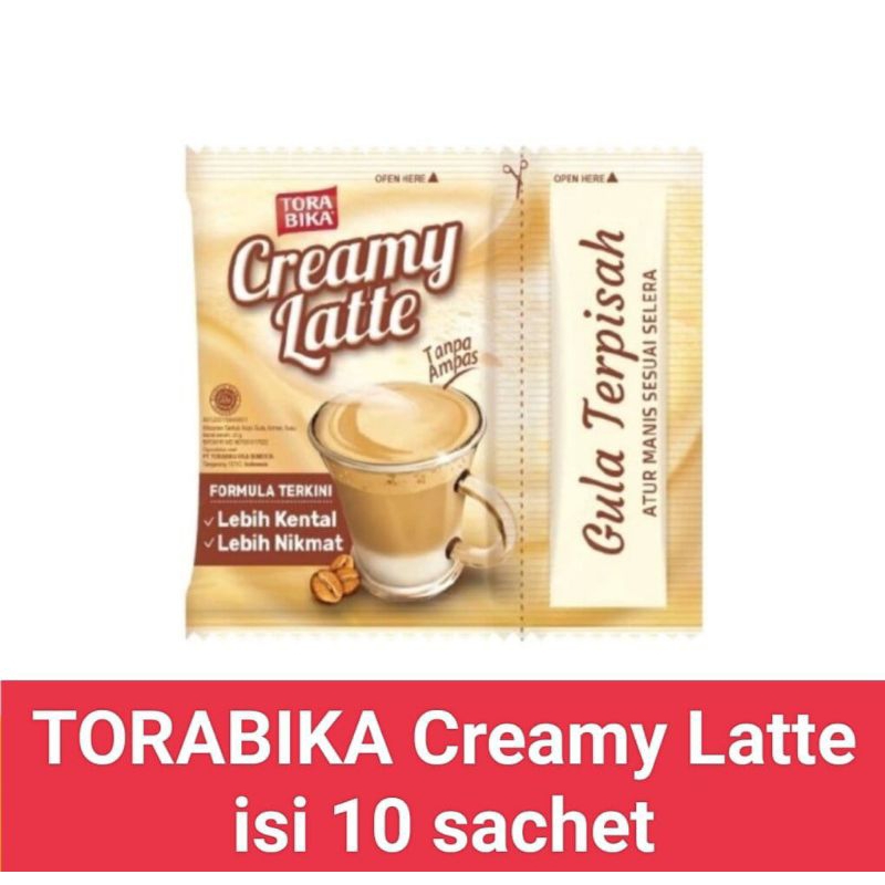 

Torabika creamylate exp September 2025 renceng 10sachset