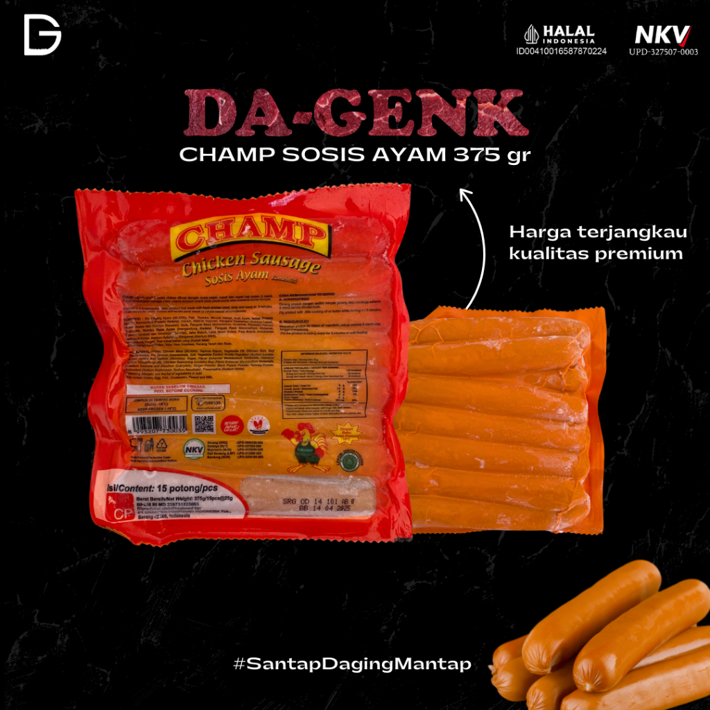 

Champ Sosis Ayam 375gr
