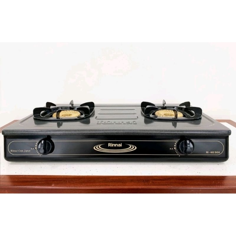 KOMPOR GAS RINNAI RI-602BGX  kompor gas 2 tungku kompor gas mata 2 kompor gas 2 mata kompor gas api
