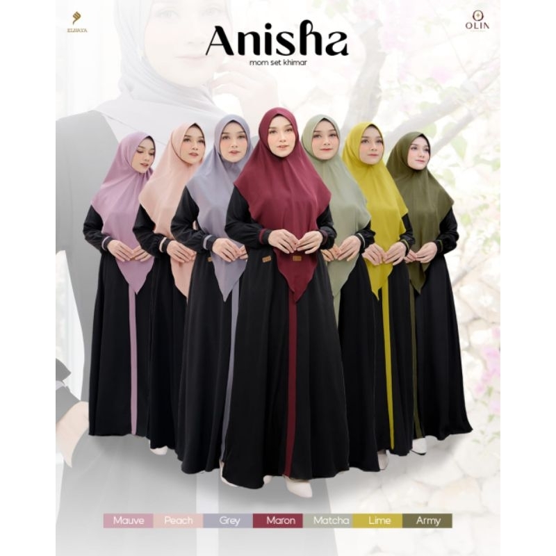 GAMIS ANISHA DRESS BY OLIN X ELYANA // KELUARAN TERBARU