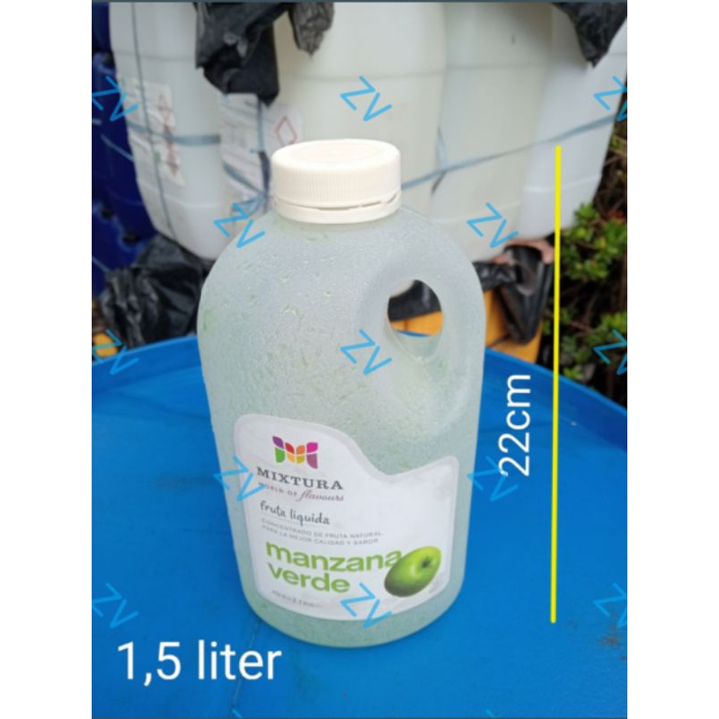 Jerigen/ Teng ukuran 1,5 liter ex Sirup / Botol Plastik