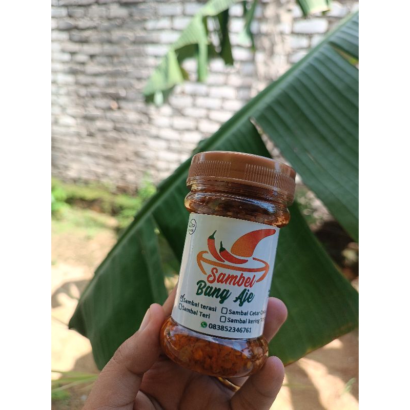 

sambel Bang Aje Terasi