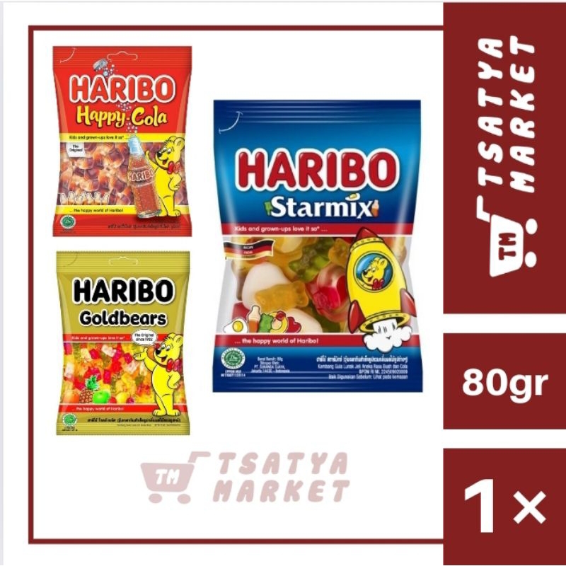 

HARIBO PERMEN JELLY 80GR