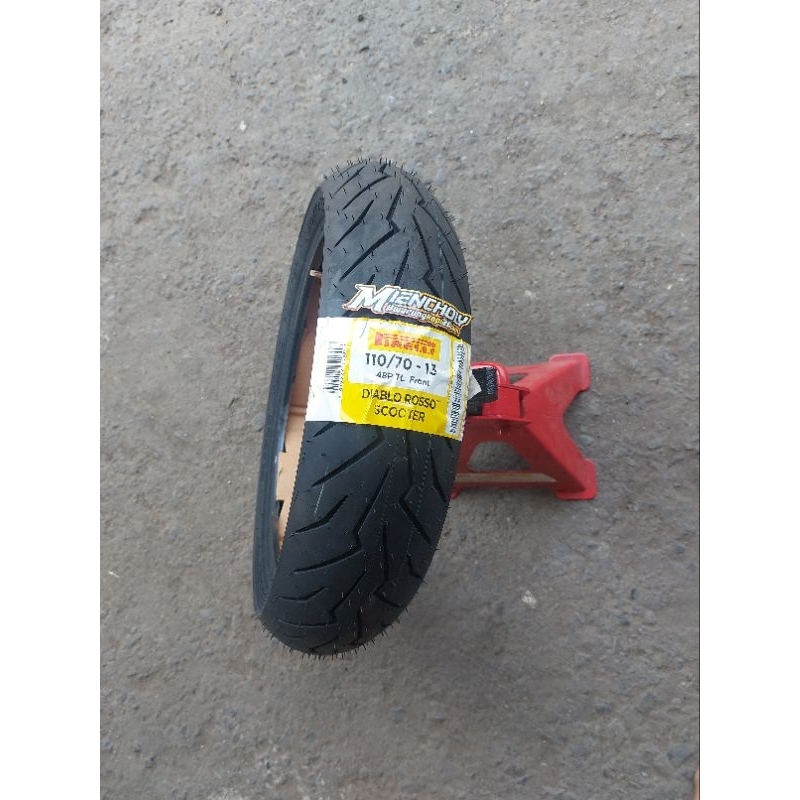 BAN PIRELLI DIABLO ROSSO SCOOTER 11070 13 BAN DEPAN NMAX