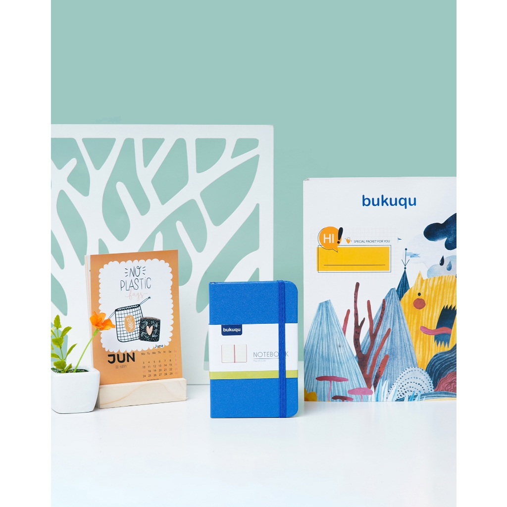 

Bukuqu Classic Notebook Uk A6 Scuro Blue, Dotted