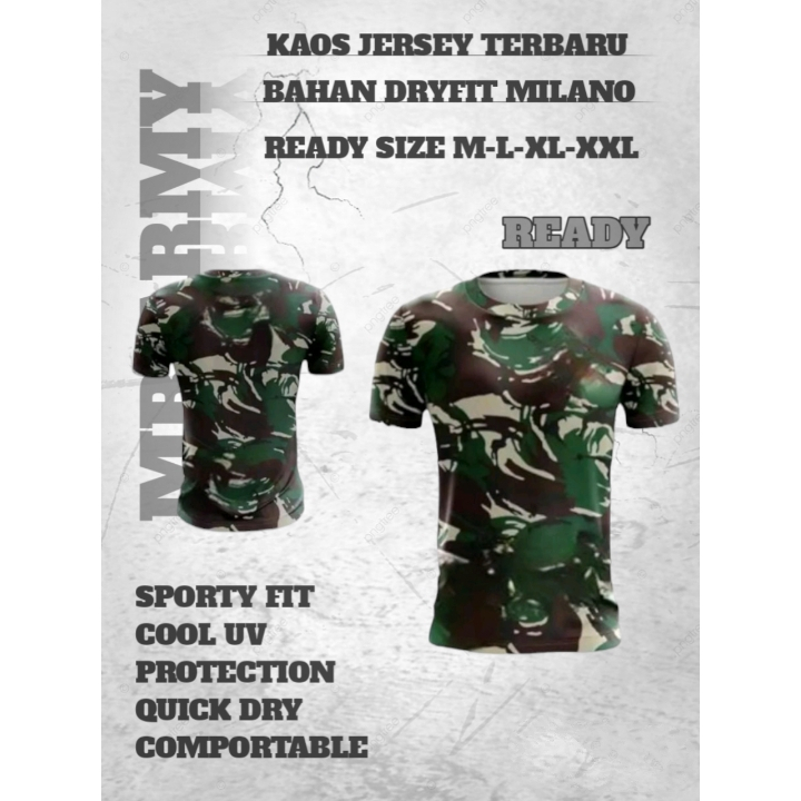 KAS OLAHRAGA LORENG /KAOS JERSEY LORENG /BAHAN DRYFIT MILANO