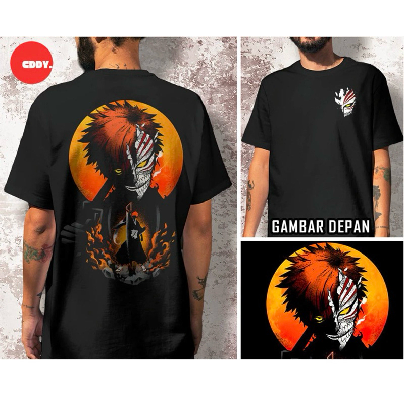 Tshirt/kaos ichigo kurosaki anime bleach