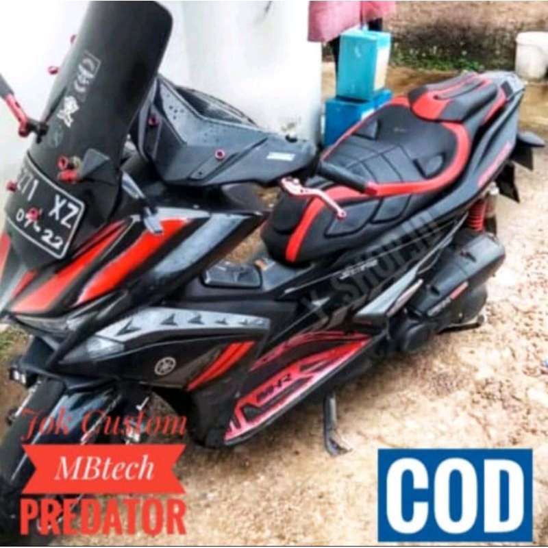 Jok Motor Modifikasi Custom Yamaha Aerox 125 155 Modif Retro Predator Pnp Full Mbatech
