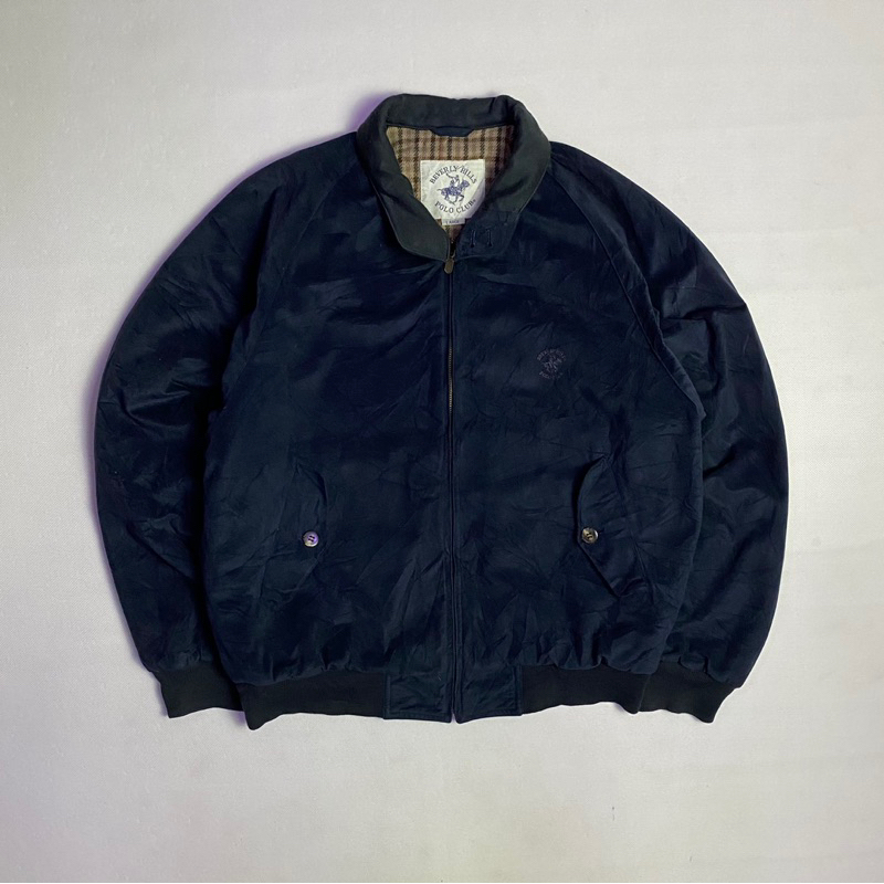 Beverly hills polo club suede flight jacket