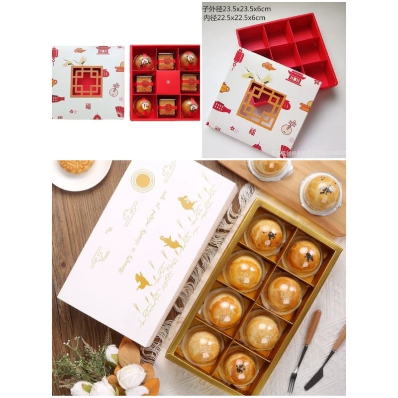 

Box Mooncake sekat 8 box mooncake sekat 9 Box Kue bulan 75gr box mooncake 83gr box kue bulan merah box kue bulan sekat 8 box kue bulan sekat 9 box mooncake case bulat box mooncake case 7cm