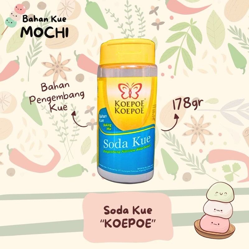 

Soda Kue KOEPOE KOEPOE 178gr / Koepoe Soda Kue 178gr