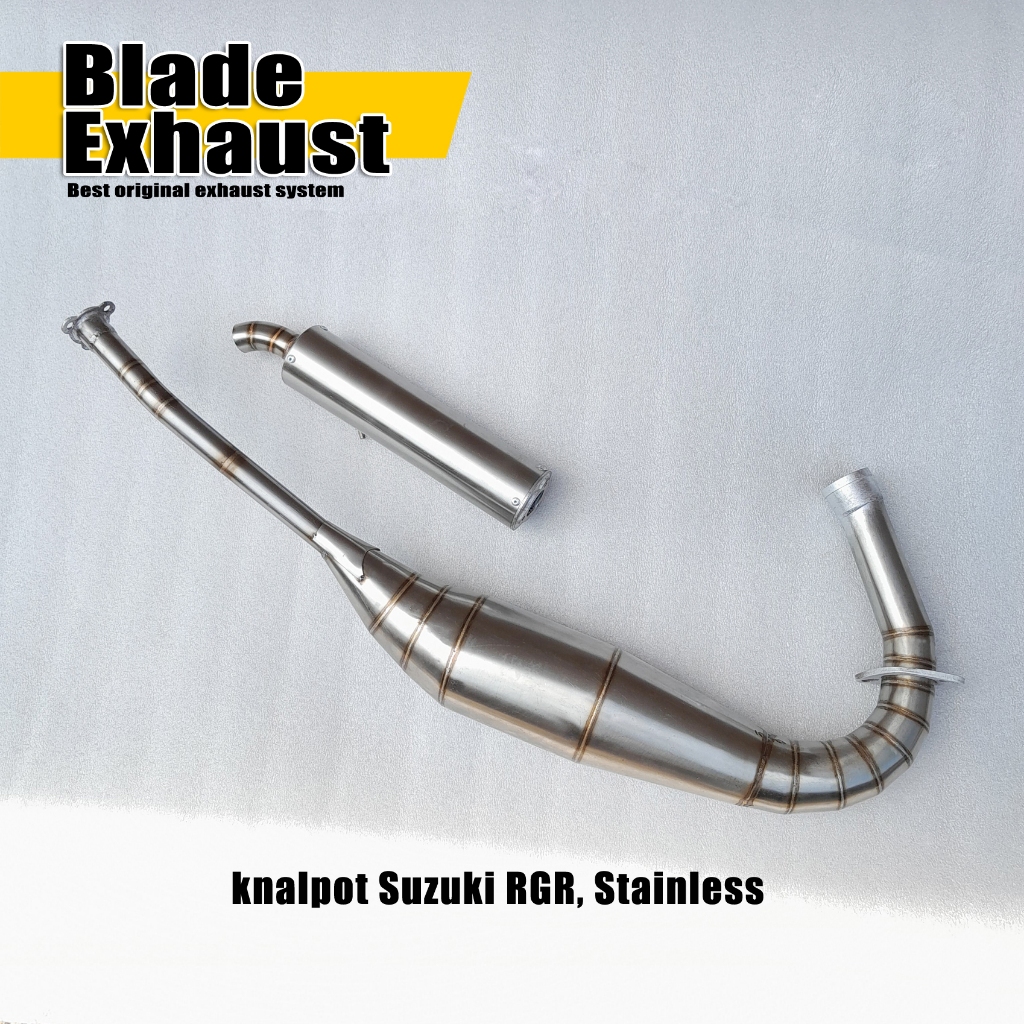 Knalpot Suzuki RGR Model/Type Yy pang yypang Fullstainless Pnp