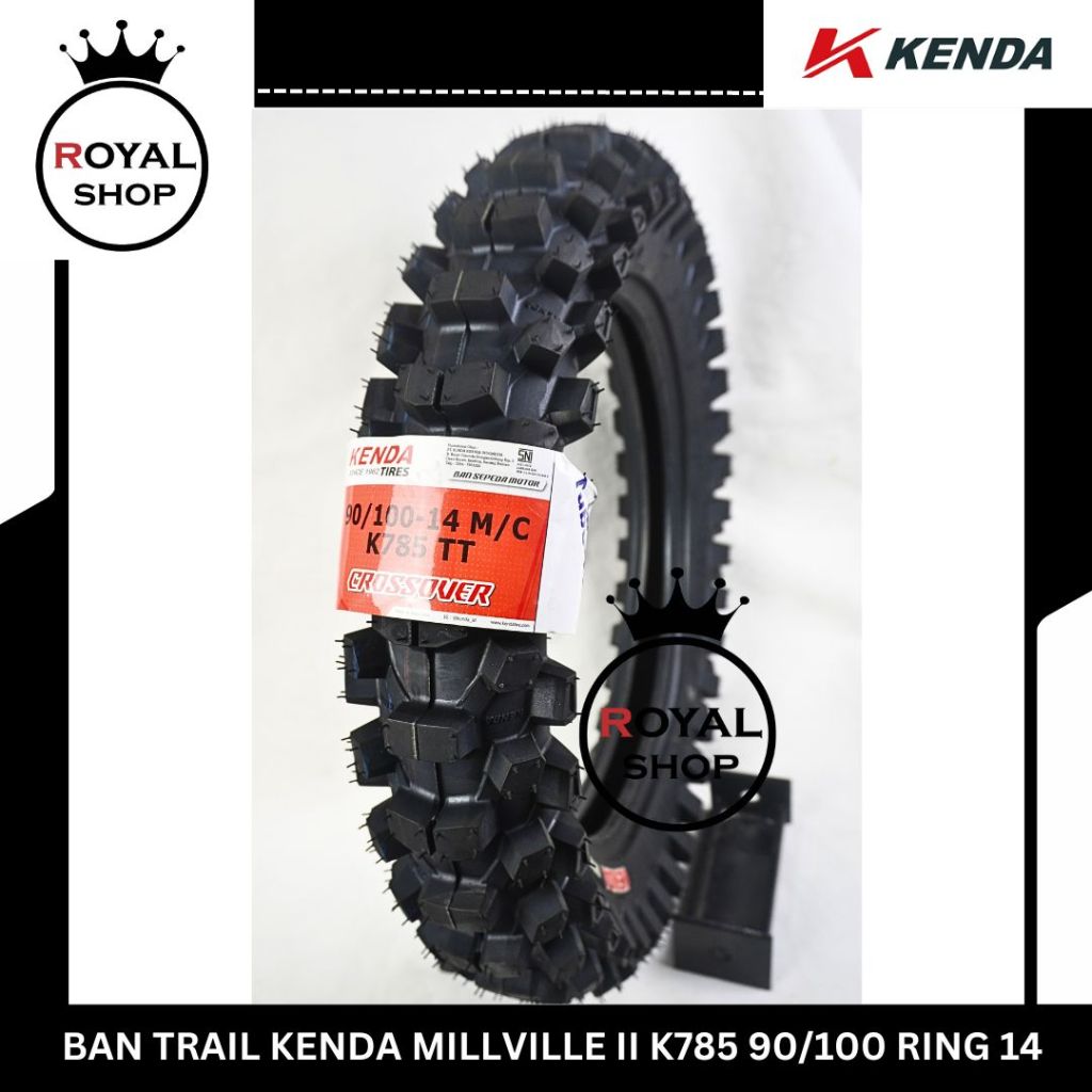 BAN TRAIL KENDA MILLVILLE II K785 90/100 RING 14 BAN MOTOR