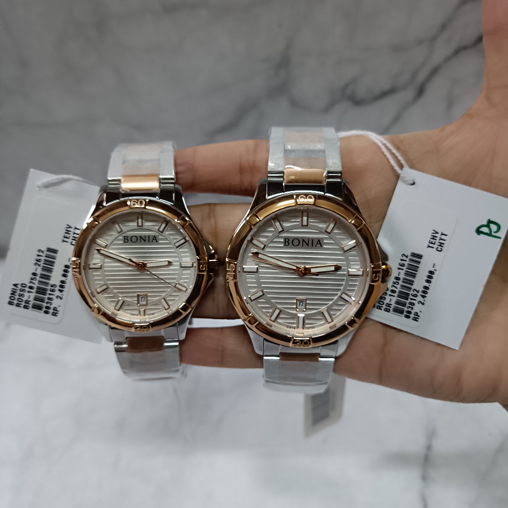 JamTangan Original Couple Bonia BR-10750