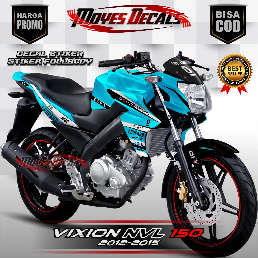 DECAL MOTOR VIXION NVL - STIKER MOTOR VIXION NVL FULL BODY PREMIUM BERKUALITAS - VARIASI MOTOR VIXIO