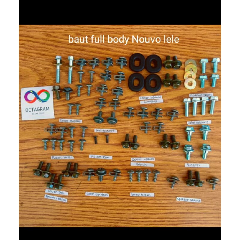 baut full body Yamaha Nouvo lele
