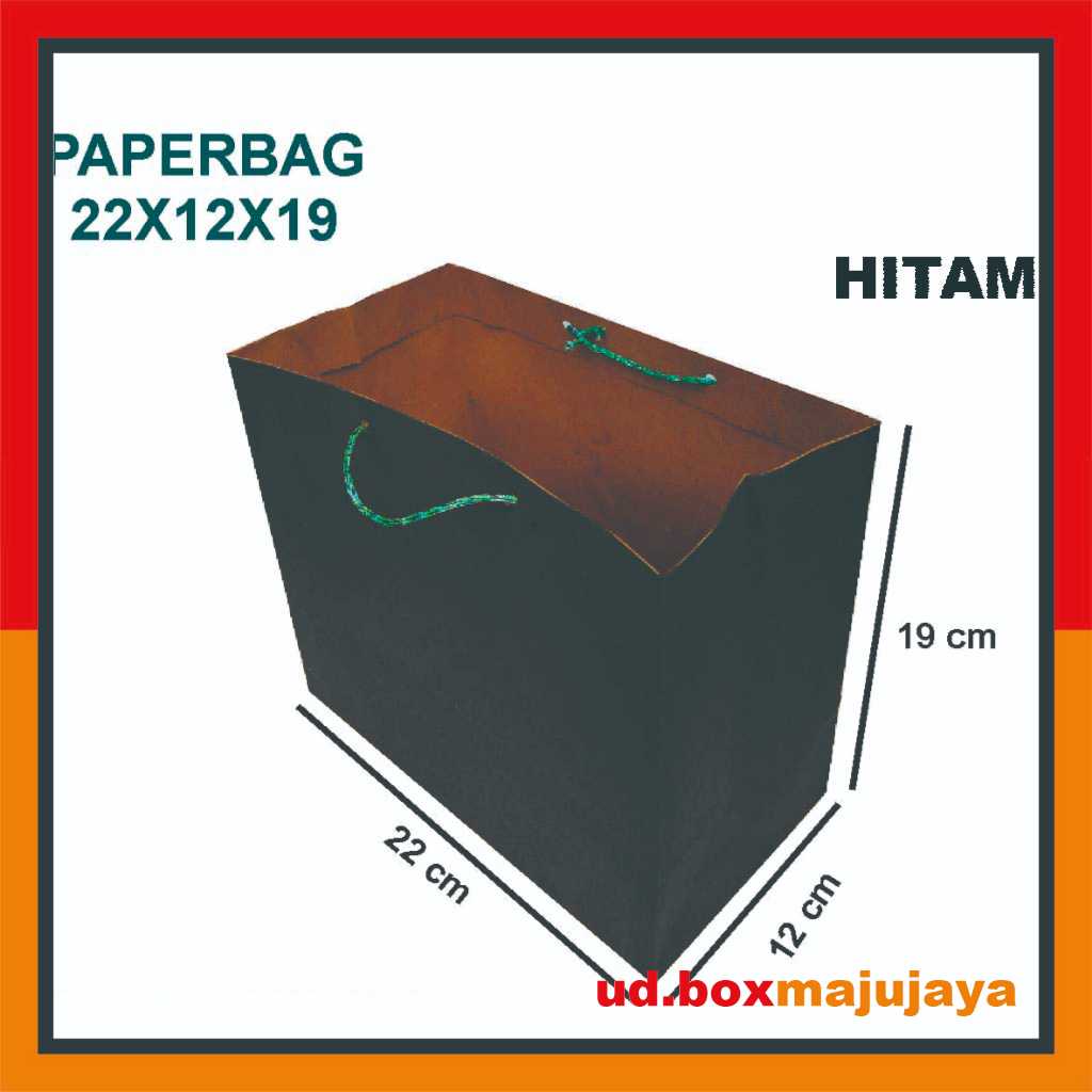 

Paper Bag 22X12X19 Cm (PAKET 12 PCS) / Tas Kertas / Tas Kado / Tas Souvenir