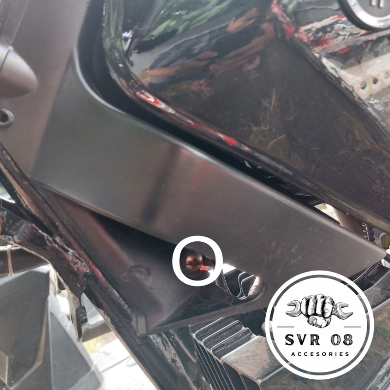 sepasang baut air scoop RXKING RX KING baut probolt stainless original thailand