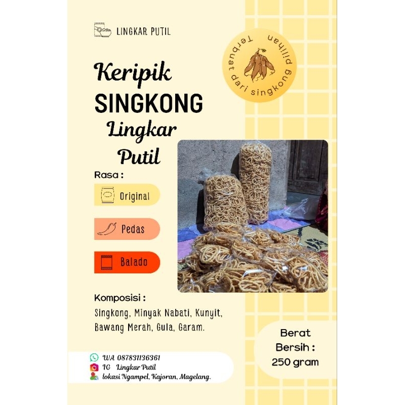 

PUTIL KHAS MAGELANG | PUTIL 1 KG 500 GRAM 250 GRAM | PALING ENAK GURIH MURAH | BERBAGAI MACAM OLAHAN SINGKONG | LINGKAR PUTIL