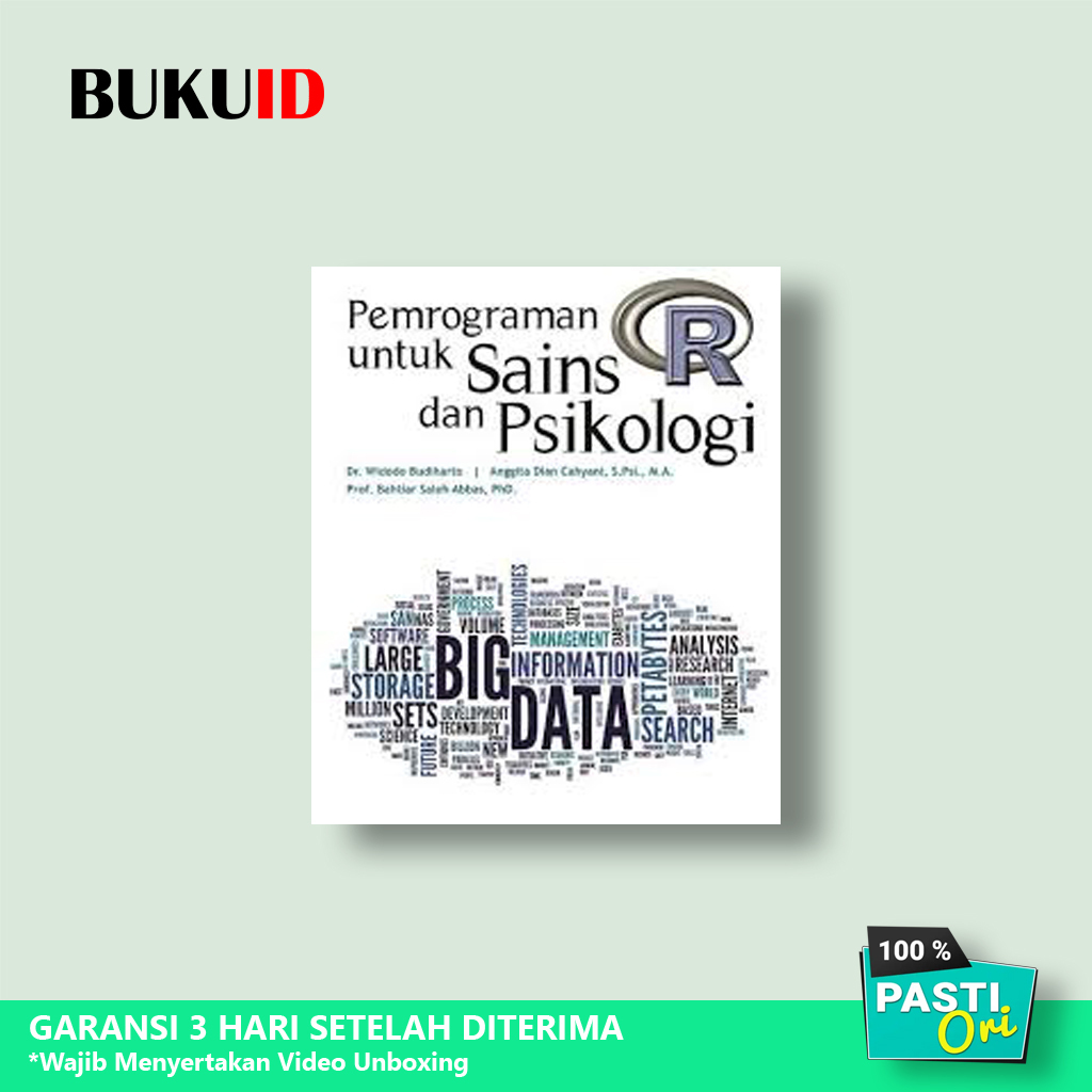 Buku Pemrograman R Untuk Sains Dan Psikologi - Original