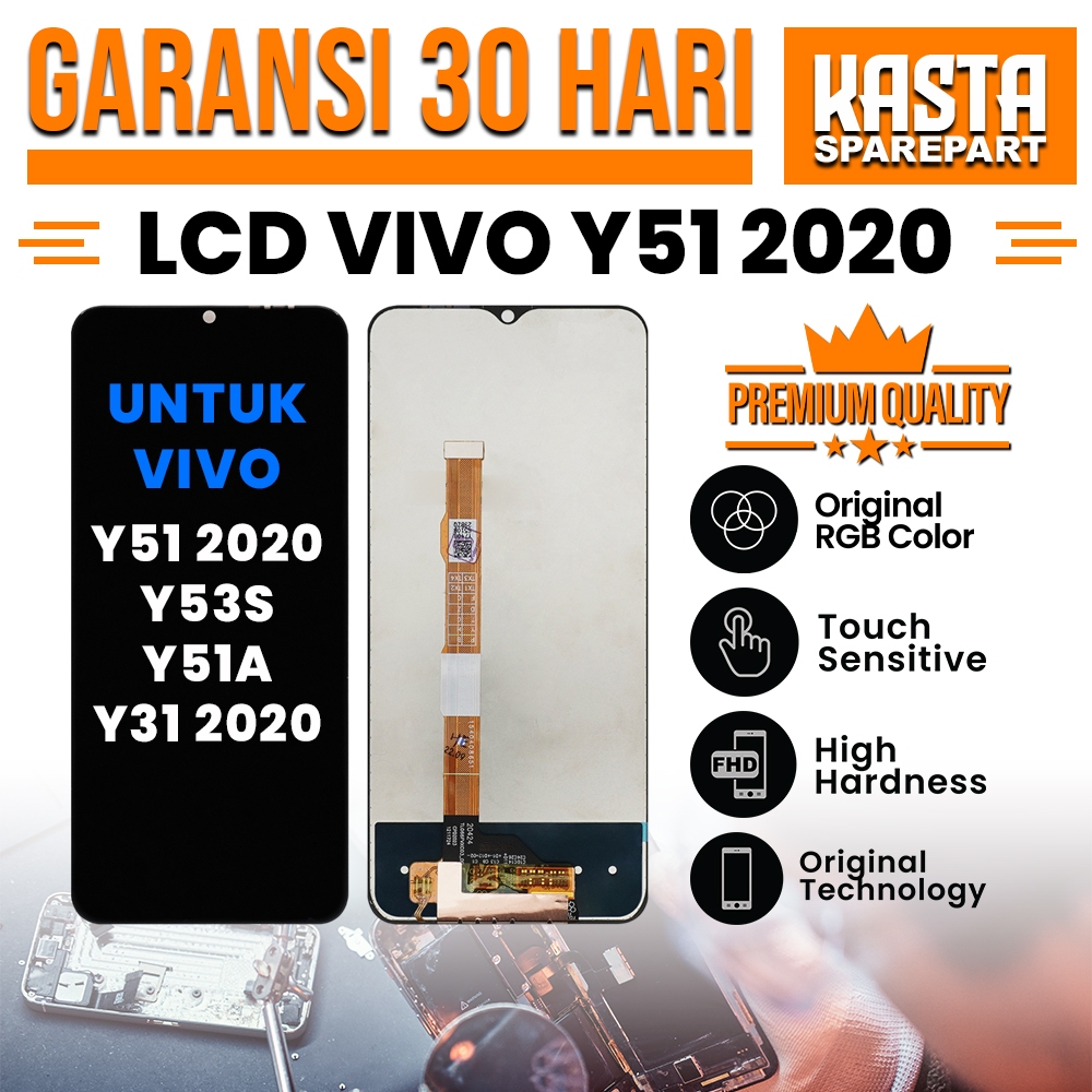 【LCD ORIGINAL】LCD VIVO Y51 2020 / Y53S / Y51A / Y31 2020 LCD TOUCHSCREEN FULLSET KUALITAS ORI 100%