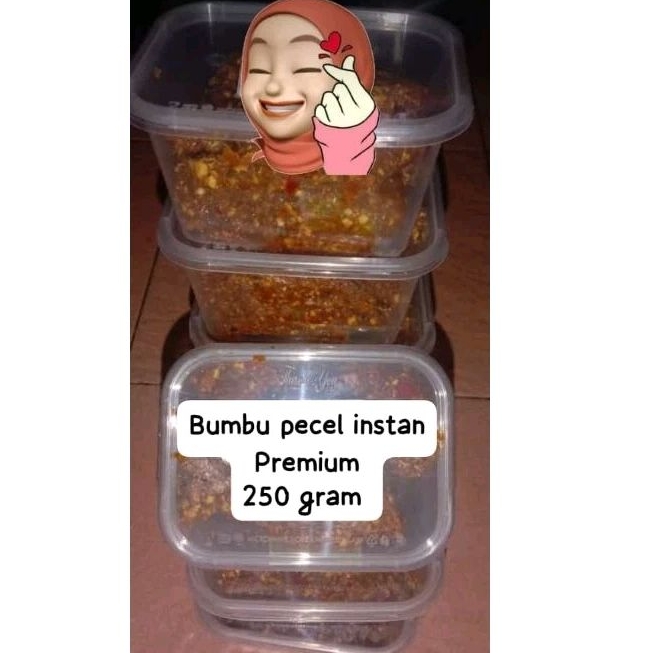 

bumbu pecel instan premium 250gram asli homemade higienis