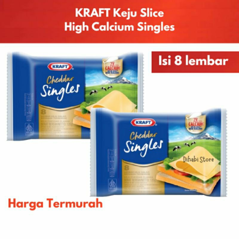 

Kraft Singles Slice Keju Slice Isi 8 Lembar Expired Februari 2025