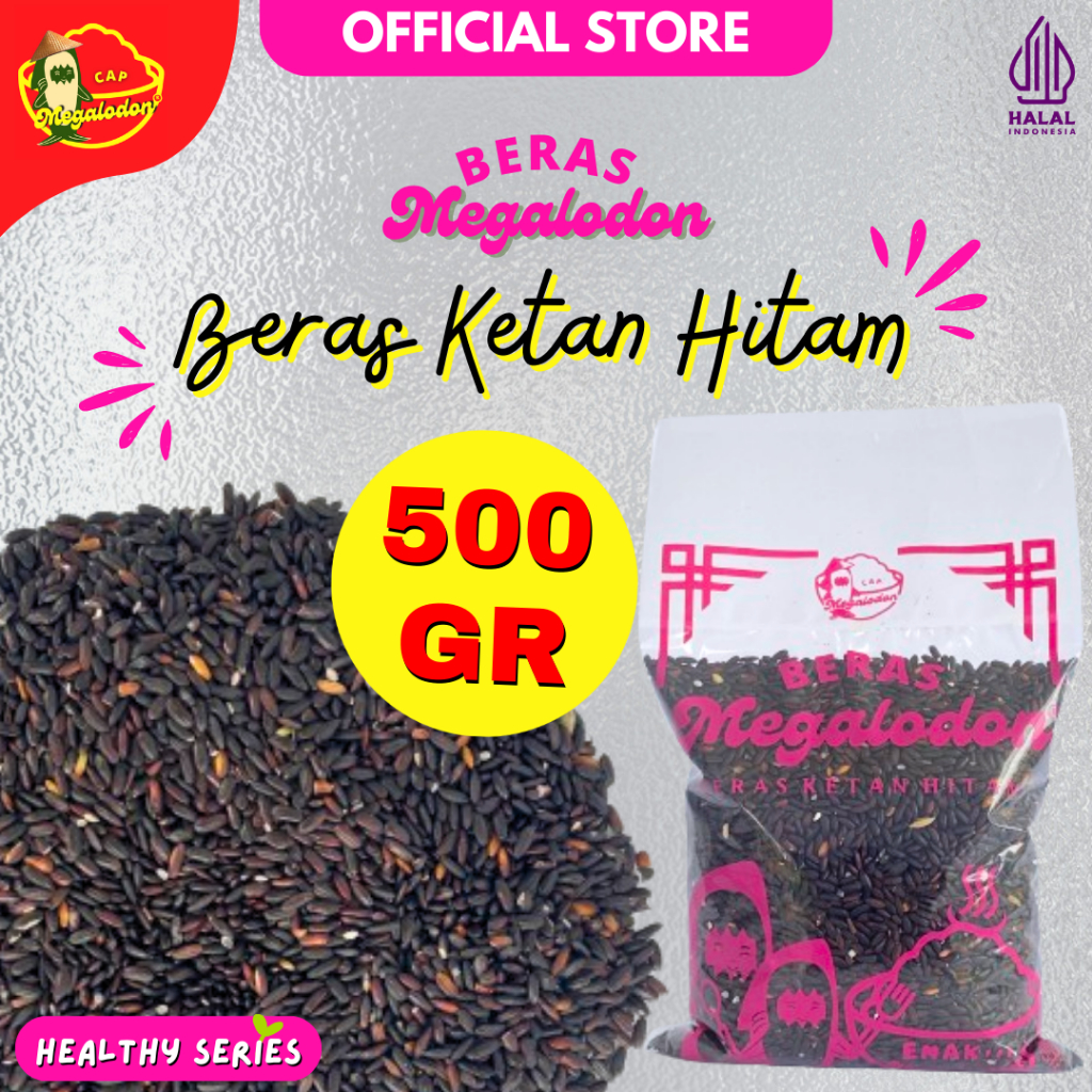 

Beras Ketan Hitam Cap Megalodon 500 Gr (Healthy Series) Murah & Berkualitas