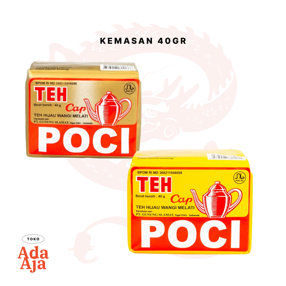 

Teh Poci Emas Kuning Wangi Melati Bubuk Tubruk 40gr 10pcs Ecer/Slop/Pack