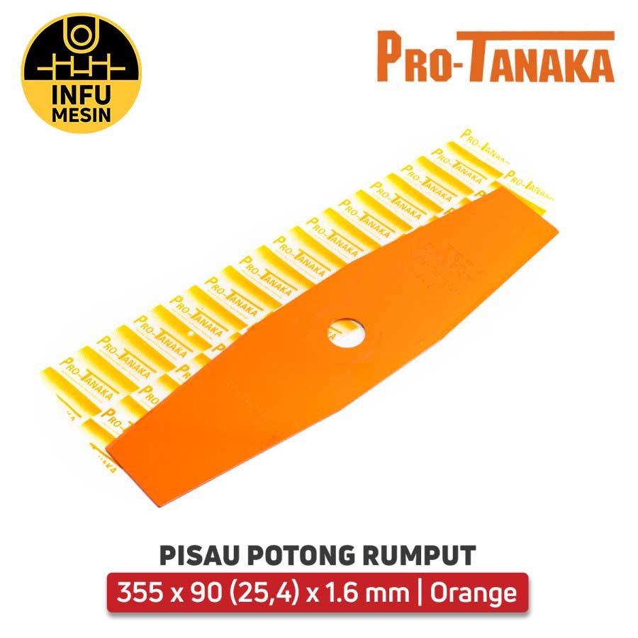 Mata Pisau Mesin Potong Rumput 355x90x1.6mm PRO TANAKA PROTANAKA
