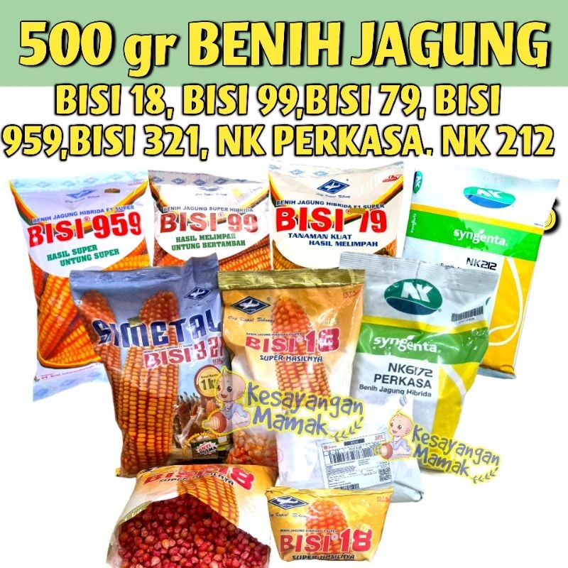 500 gr BISI 18 BISI 321 NK 212 NK 6172 BISI 99 BISI 79 BISI 959