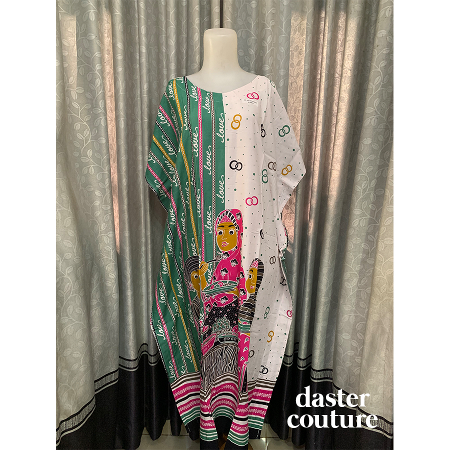 DASTER BATIK KALONG LOWO JUMBO BY HAP COLLECTION RAYON PREMIUM / DASTER KAFTAN KALONG HALUS