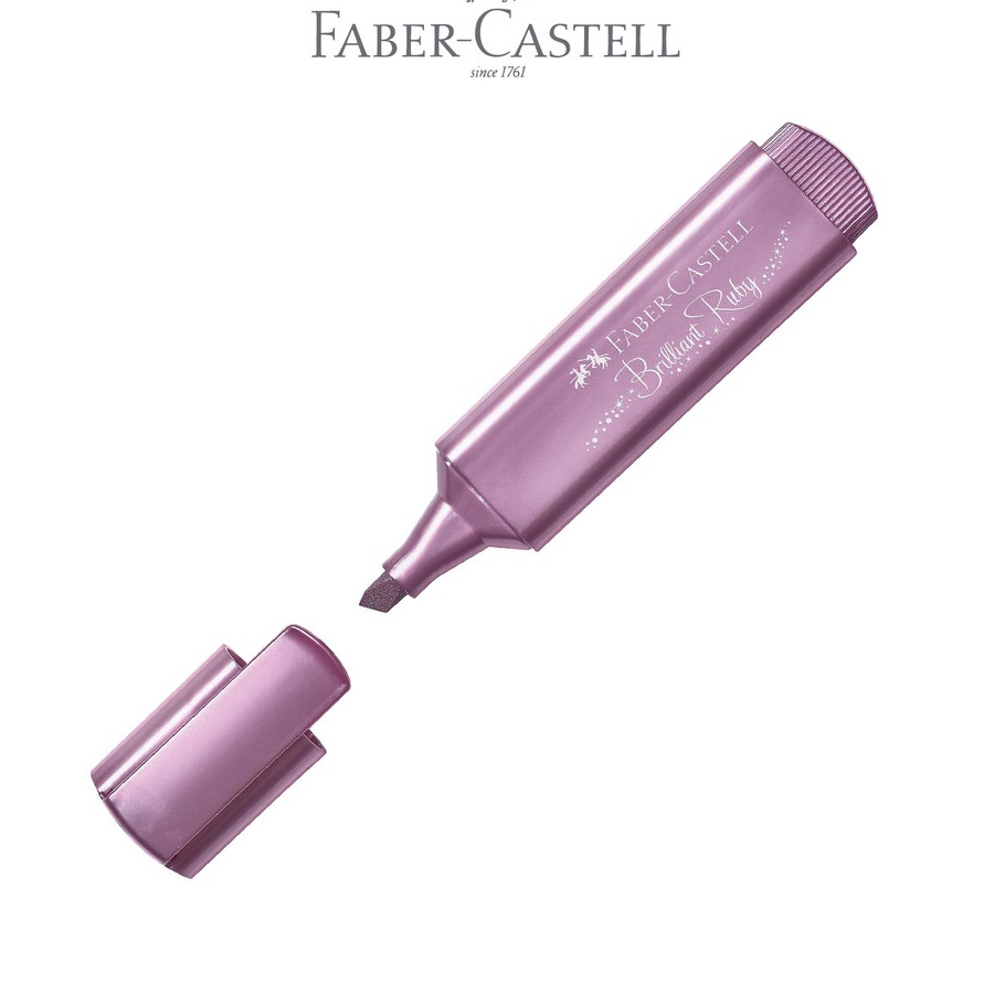 

HJ6 Faber Castell Textliner 46 Metallic Brilliant Ruby